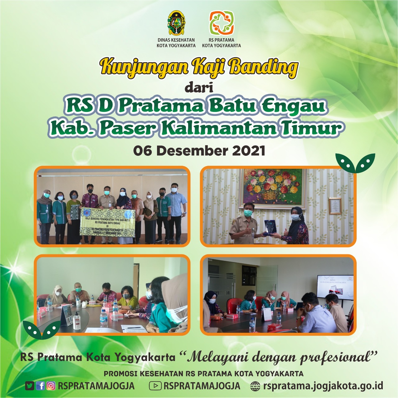 Kunjungan Kaji Banding dari RS D Pratama Batu Engau Kab. Paser Kalimantan Timur